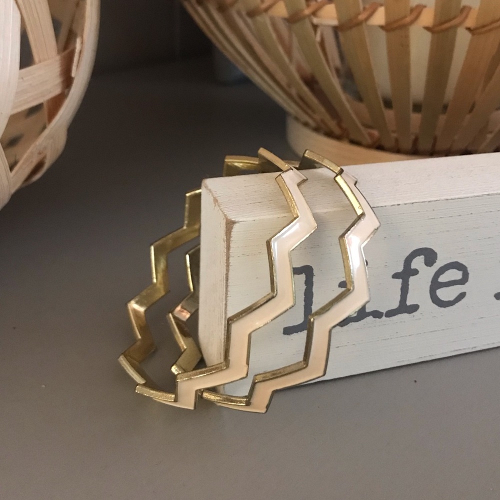 Chevron bangles set